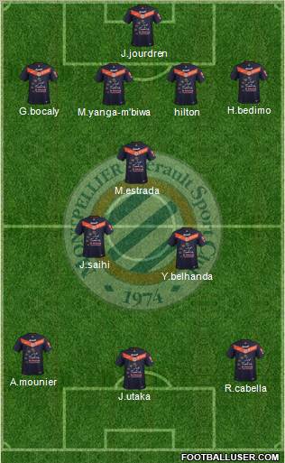 Montpellier Hérault Sport Club Formation 2012