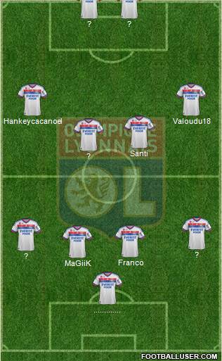 Olympique Lyonnais Formation 2012