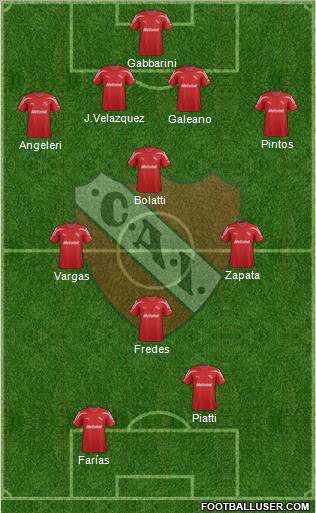 Independiente Formation 2012