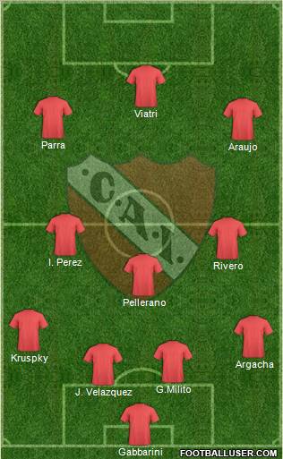 Independiente Formation 2012