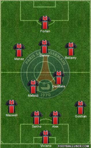 Paris Saint-Germain Formation 2012