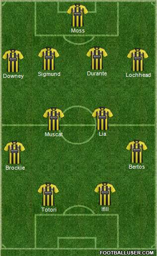 Wellington Phoenix FC Formation 2012