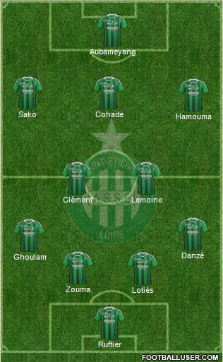 A.S. Saint-Etienne Formation 2012