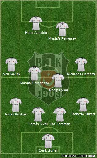Besiktas JK Formation 2012