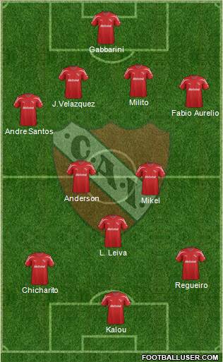 Independiente Formation 2012