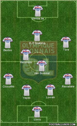 Olympique Lyonnais Formation 2012