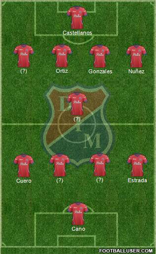 CD Independiente Medellín Formation 2012