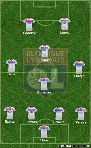 Olympique Lyonnais Formation 2012