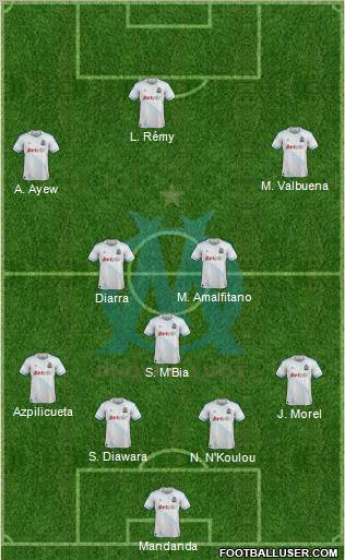 Olympique de Marseille Formation 2012