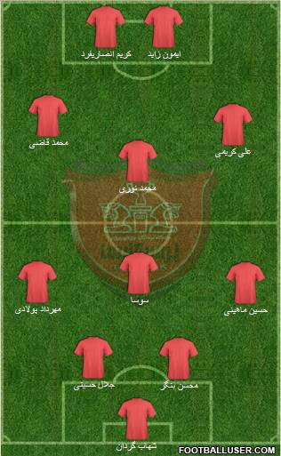 Persepolis Tehran Formation 2012