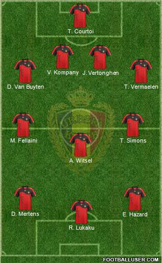 Belgium Formation 2012