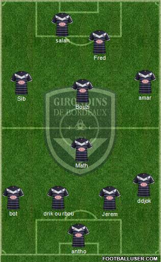 FC Girondins de Bordeaux Formation 2012