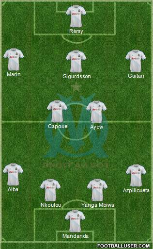 Olympique de Marseille Formation 2012