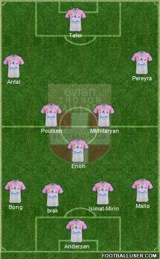 Evian Thonon Gaillard Football Club Formation 2012