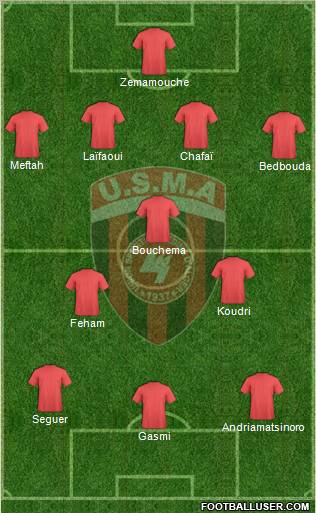 Union Sportive de la Médina d'Alger Formation 2012