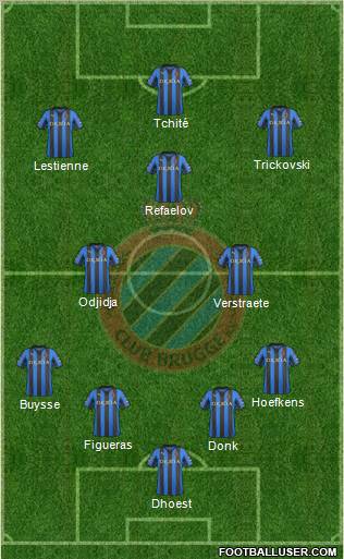 Club Brugge KV Formation 2012