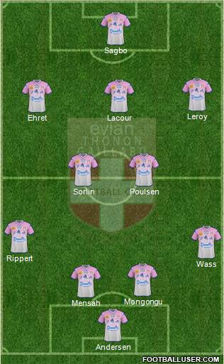 Evian Thonon Gaillard Football Club Formation 2012