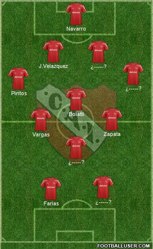 Independiente Formation 2012
