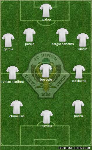 Tokyo Verdy Formation 2012