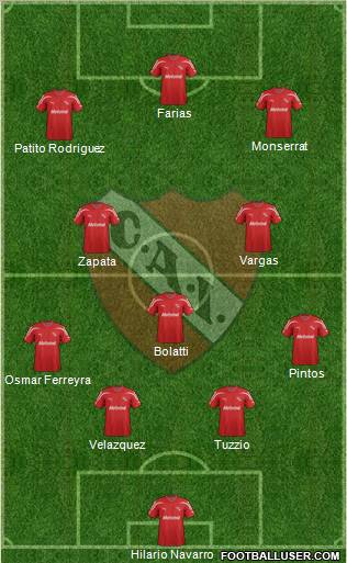 Independiente Formation 2012