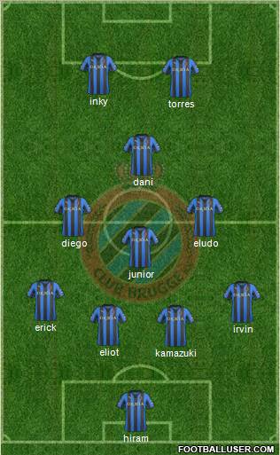 Club Brugge KV Formation 2012