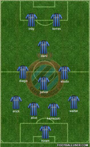 Club Brugge KV Formation 2012