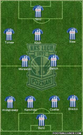 Lech Poznan Formation 2012