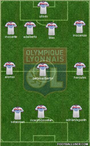 Olympique Lyonnais Formation 2012