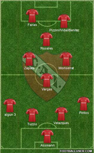 Independiente Formation 2012