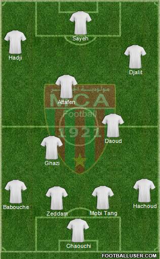 Mouloudia Club d'Alger Formation 2012