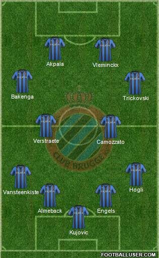 Club Brugge KV Formation 2012