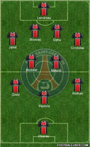 Paris Saint-Germain Formation 2012