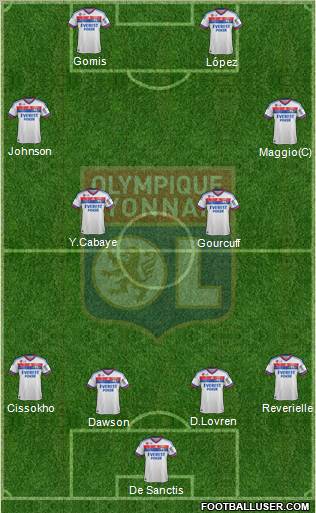 Olympique Lyonnais Formation 2012