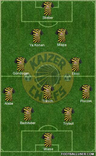 Kaizer Chiefs Formation 2012