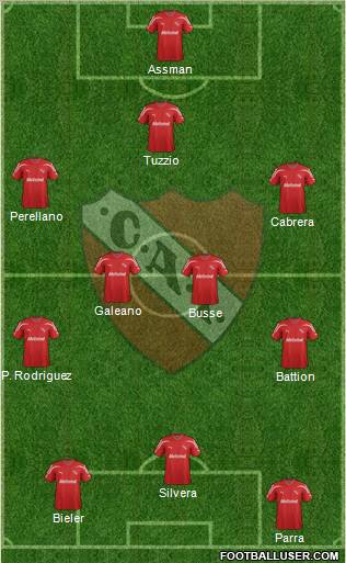 Independiente Formation 2012