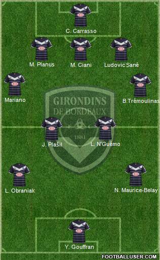 FC Girondins de Bordeaux Formation 2012