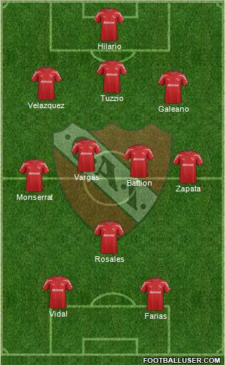 Independiente Formation 2012