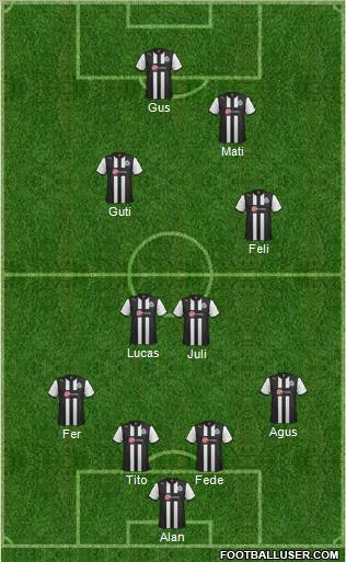 Newcastle United Formation 2012