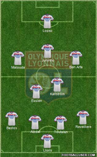 Olympique Lyonnais Formation 2012