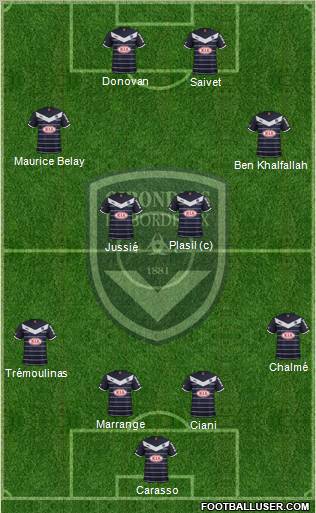 FC Girondins de Bordeaux Formation 2012