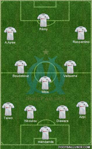Olympique de Marseille Formation 2012