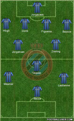Club Brugge KV Formation 2012