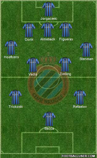 Club Brugge KV Formation 2012
