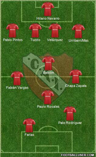 Independiente Formation 2012
