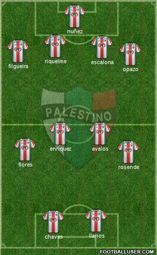 CD Palestino S.A.D.P. Formation 2012