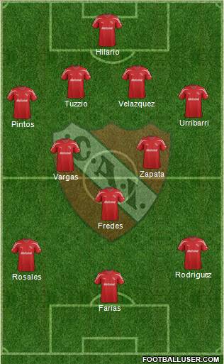 Independiente Formation 2012