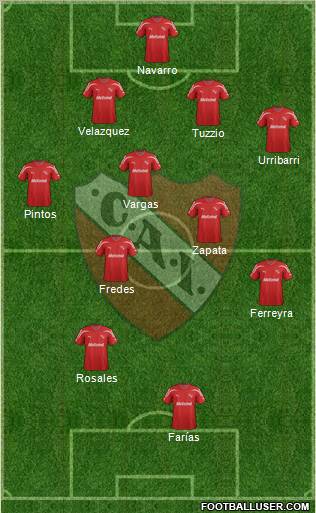 Independiente Formation 2012