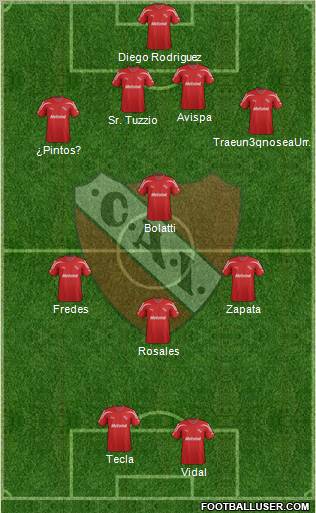 Independiente Formation 2012