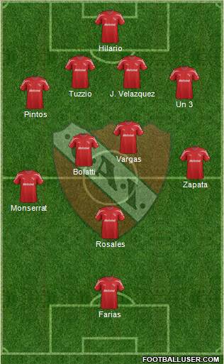 Independiente Formation 2012