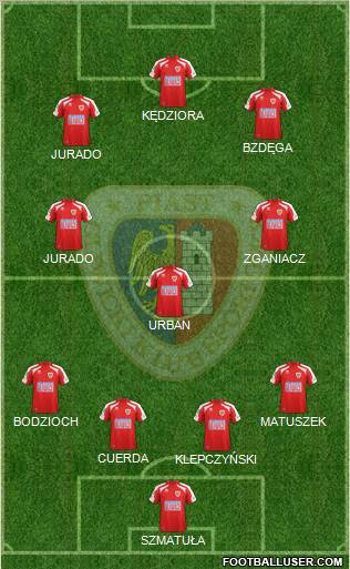 Piast Gliwice Formation 2012